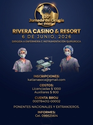 30&ordf; Jornada de Cirug&iacute;a del Interior